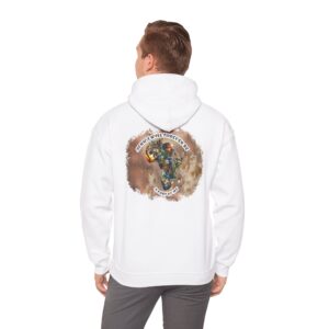 Colorful Artistic Unisex Hooded Sweatshirt - Cozy Apparel for Art Lovers, Gift for Creatives, Casual Wear, Unique Design, Streetwear