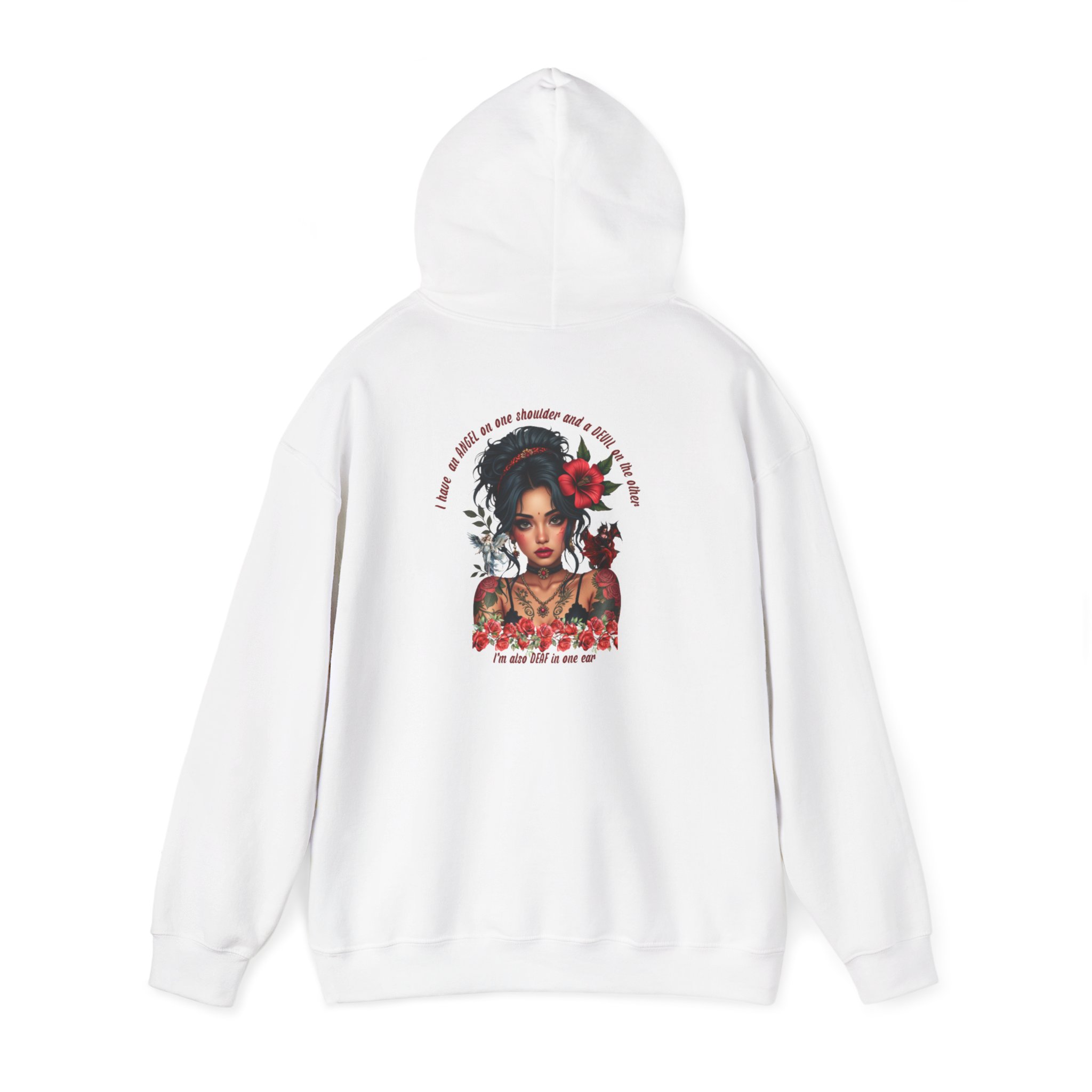 Bohemian Tattoo-Inspired Hoodie, Cozy Sweatshirt for Art Lovers, Casual Fall Outfit, Perfect Gift for Her, Unique Streetwear - Image 8