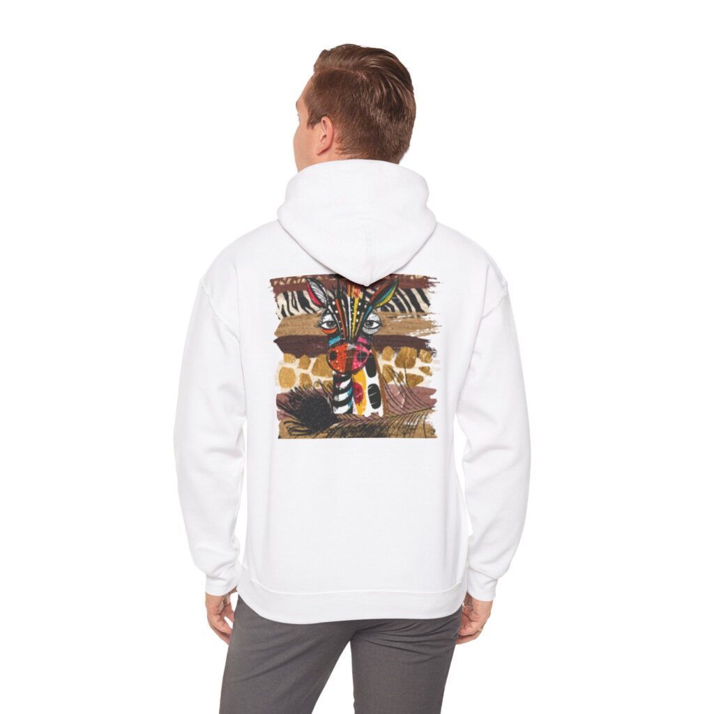 Boho Tribal Sweatshirt, Cozy Unisex Hooded Pullover, Perfect for Casual Outings, Celebrations, Gift for Her/Him, Trendy Layering Apparel
