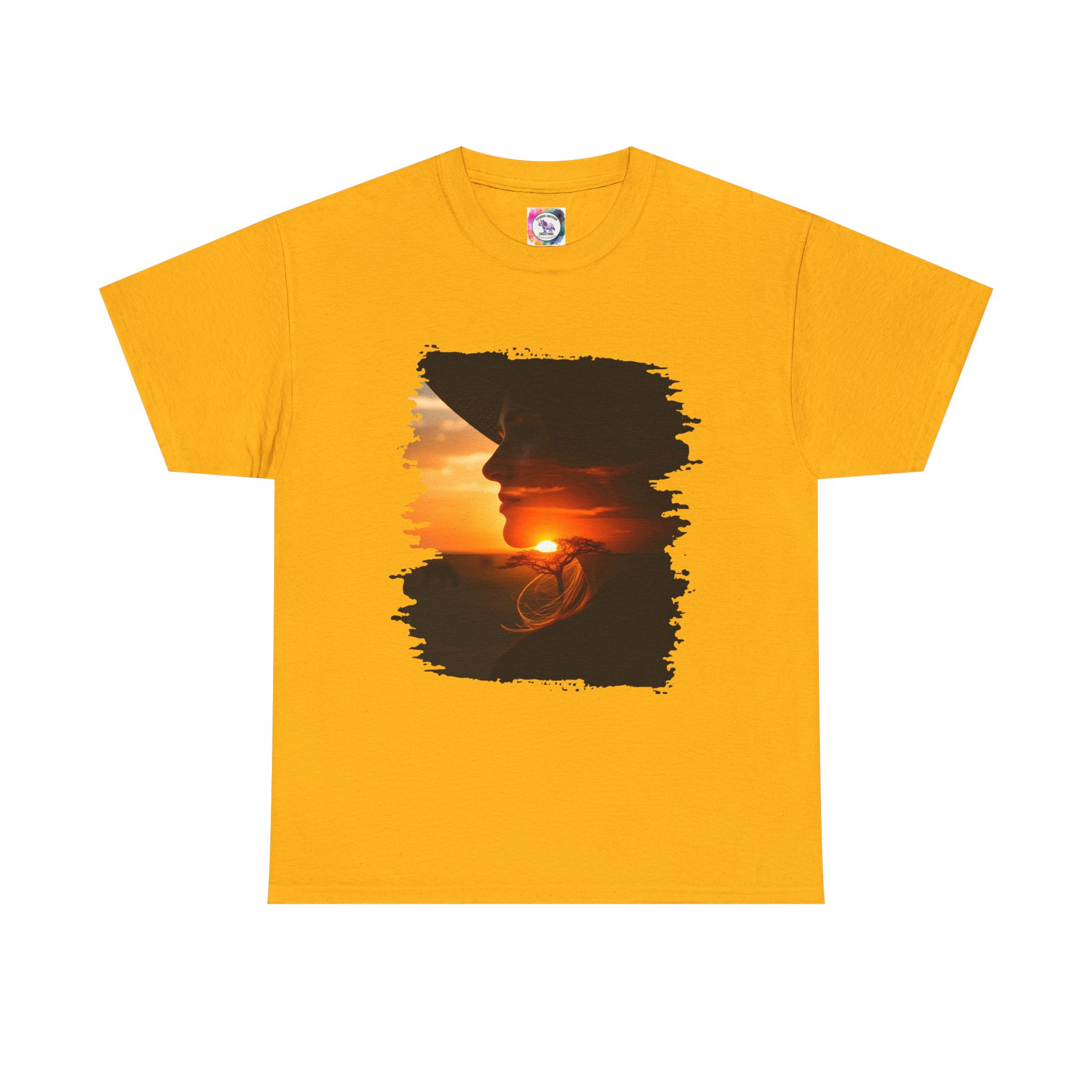 Sunset Savannah Silhouette T-Shirt - Image 21
