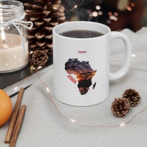Africa Sunset Ceramic Coffee Cup, Unique Mug for Animal Lovers, Gift for Nature Enthusiasts, Handmade Mug for Coffee Aficionados, [...]