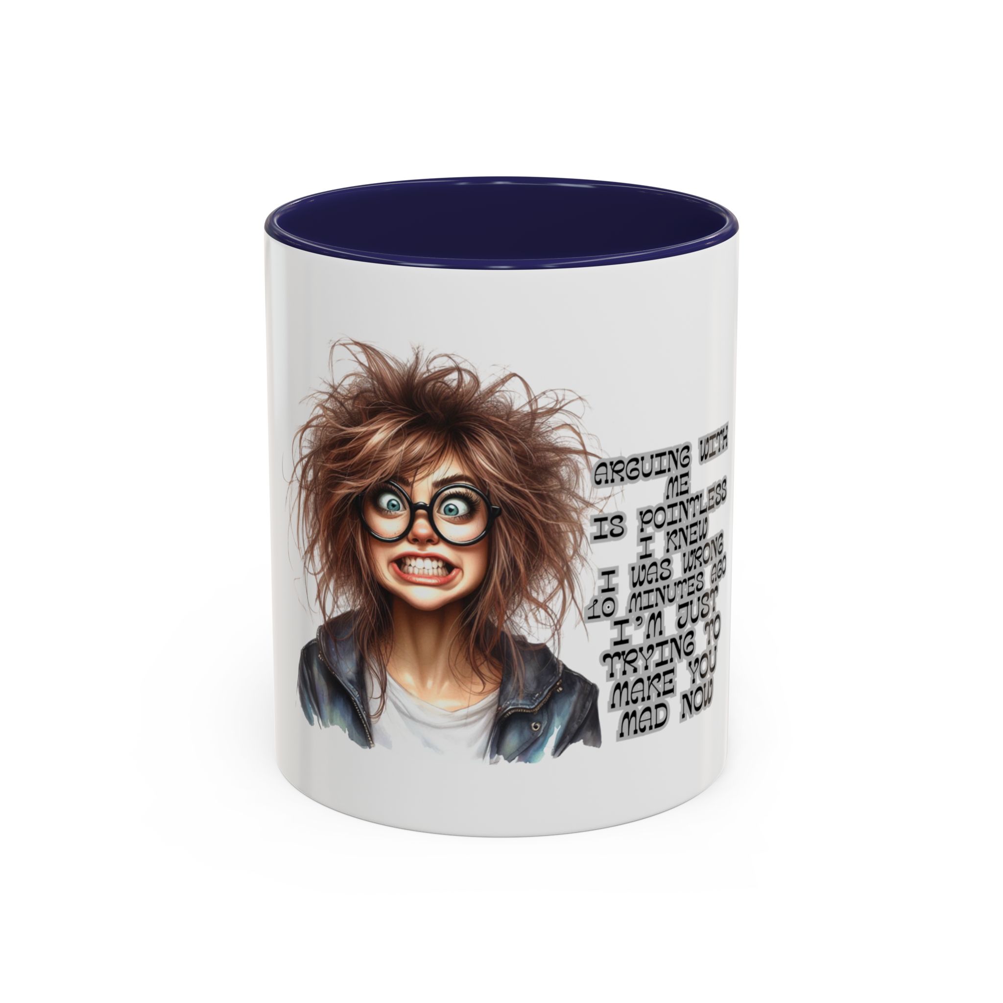 Funny Stressed Girl Accent Coffee Mug — Quirky Office Gift for Coffee Lovers - Image 5