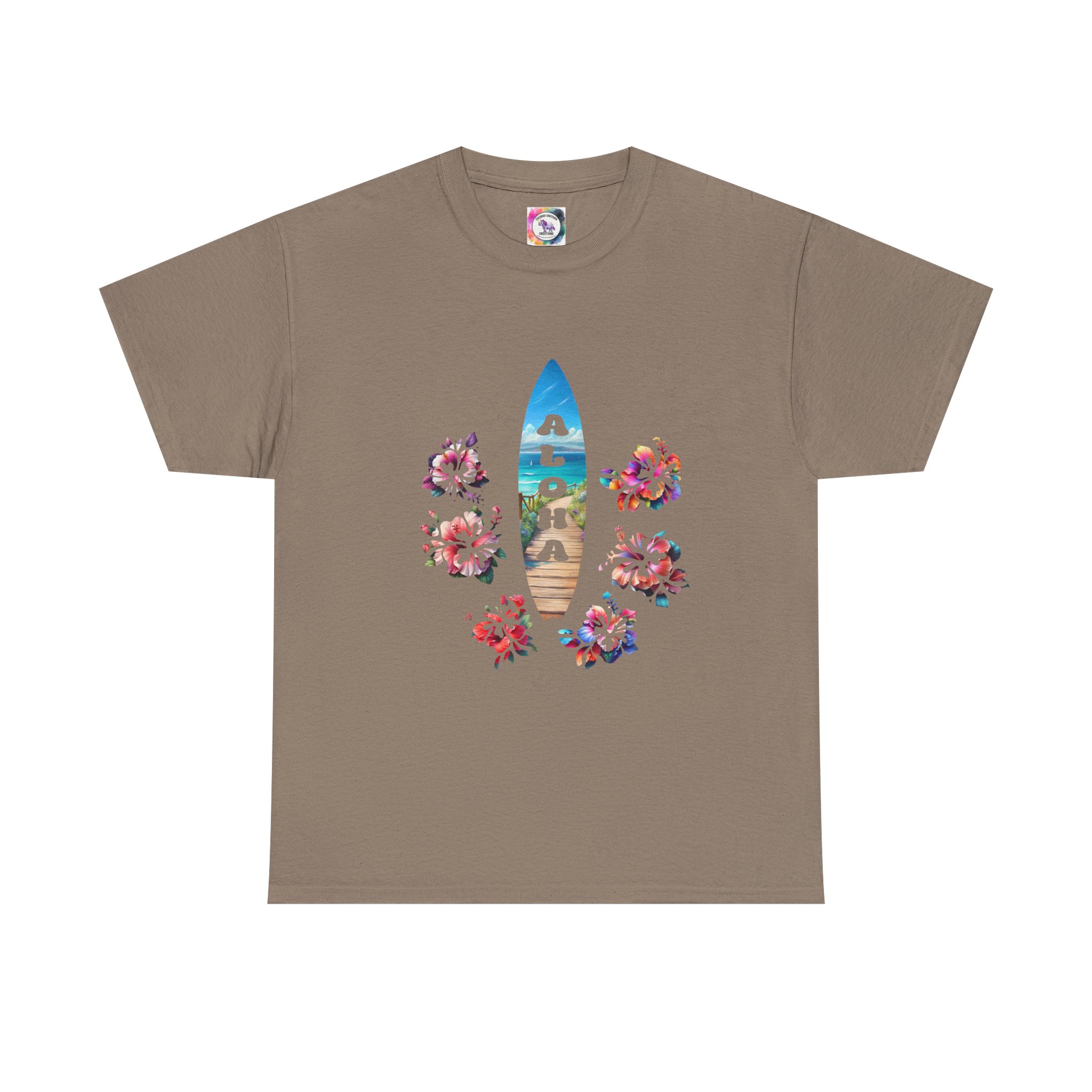 Aloha Surfboard Tee — Hawaiian Floral Beach T-Shirt - Image 21