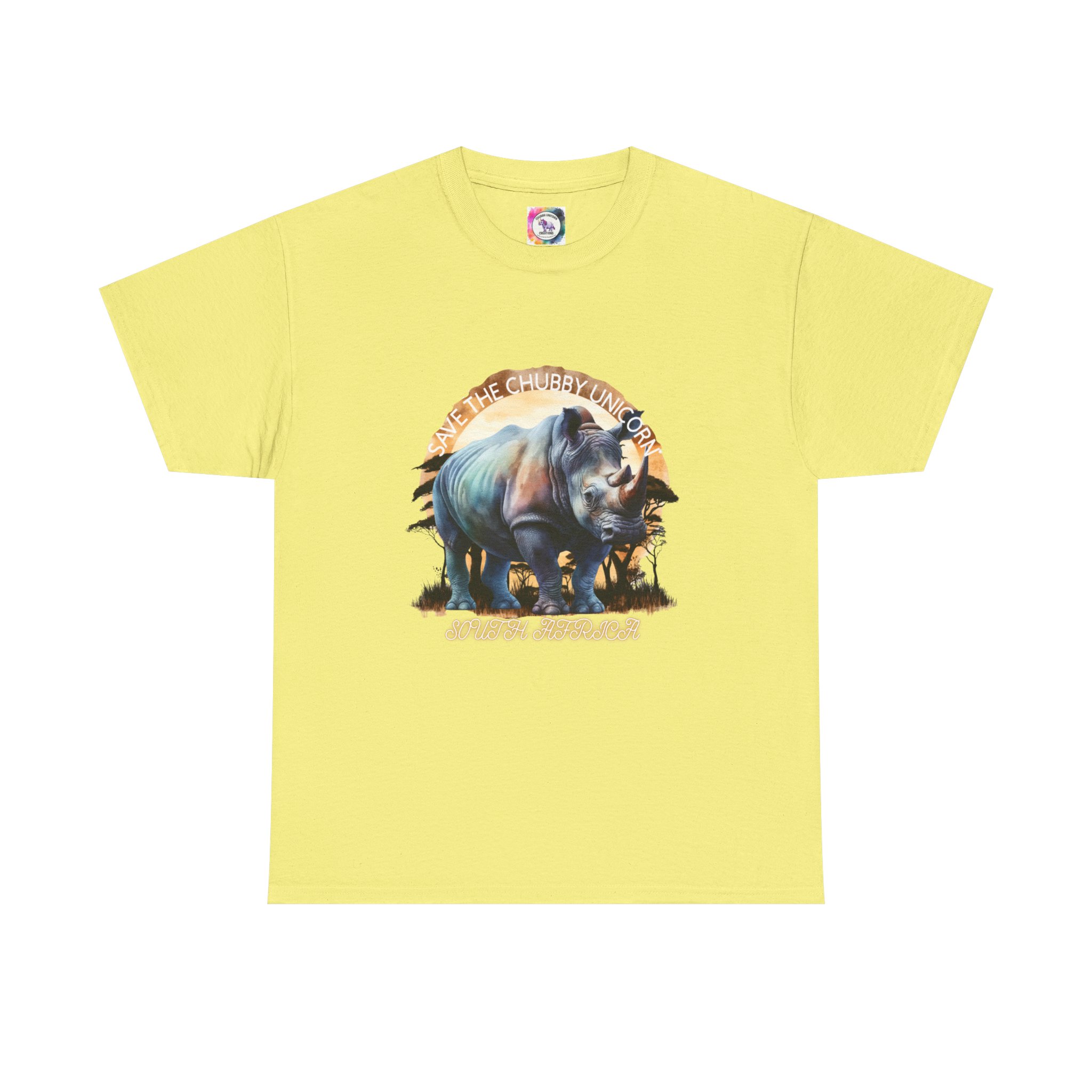 Vintage Rhino Graphic Tee | Comfortable Unisex Heavy Cotton Shirt | Animal Lover Gift | Eco-Friendly Fashion | Nature-Inspired Apparel - Image 26