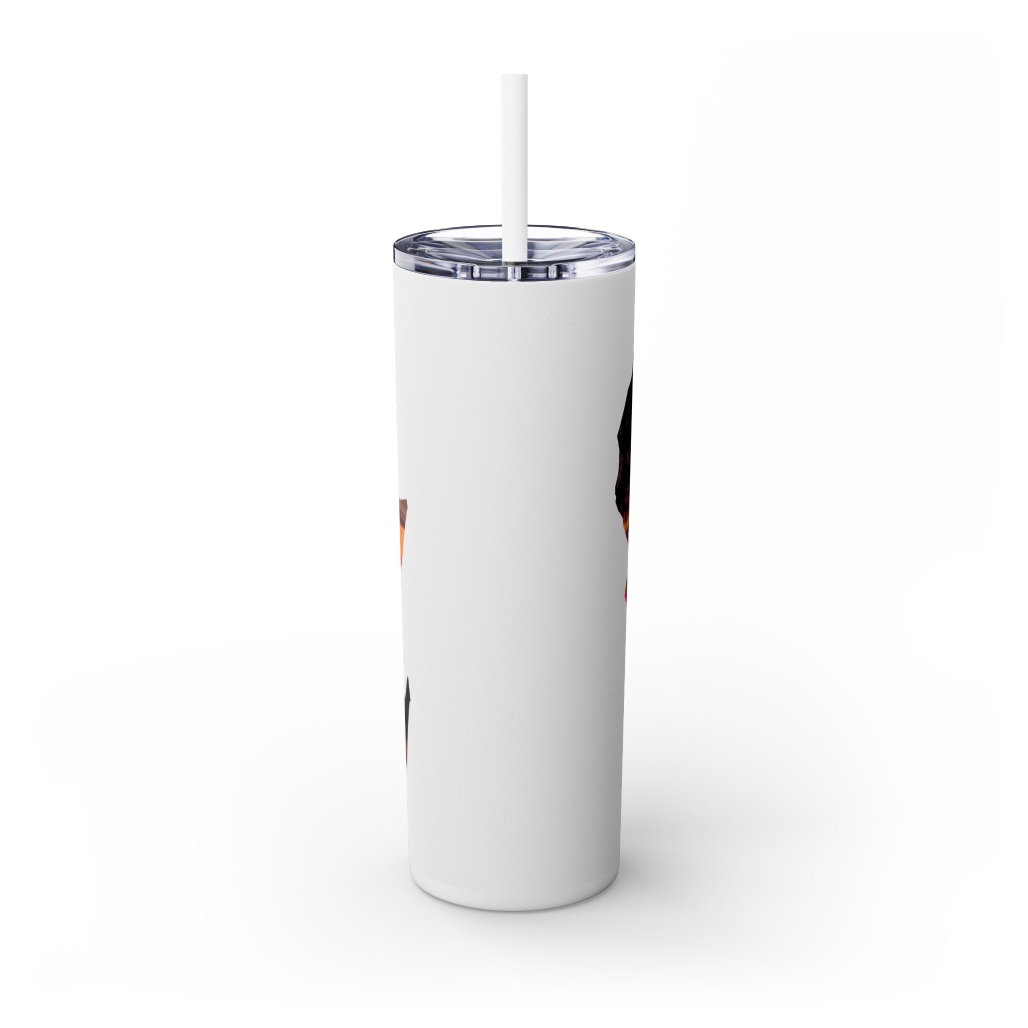 African Sunset Skinny Tumbler with Straw, 20oz | Travel Mug, Yeti Cup, Eco-Friendly Drinkware, Gift for Nature Lovers, Black History Month - Image 4
