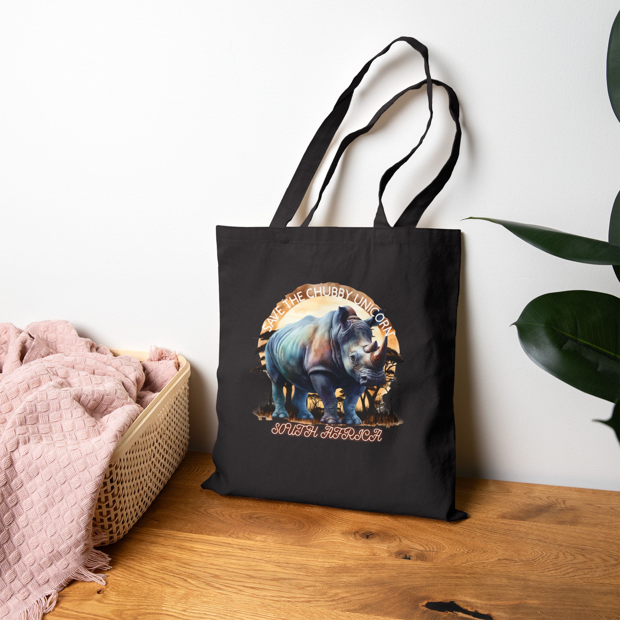 Wildlife Adventure Cotton Canvas Tote Bag, Eco-Friendly Shopping Bag, Animal Lover Gift, Nature Tote, Beach Bag, Reusable Grocery Bag - Image 10