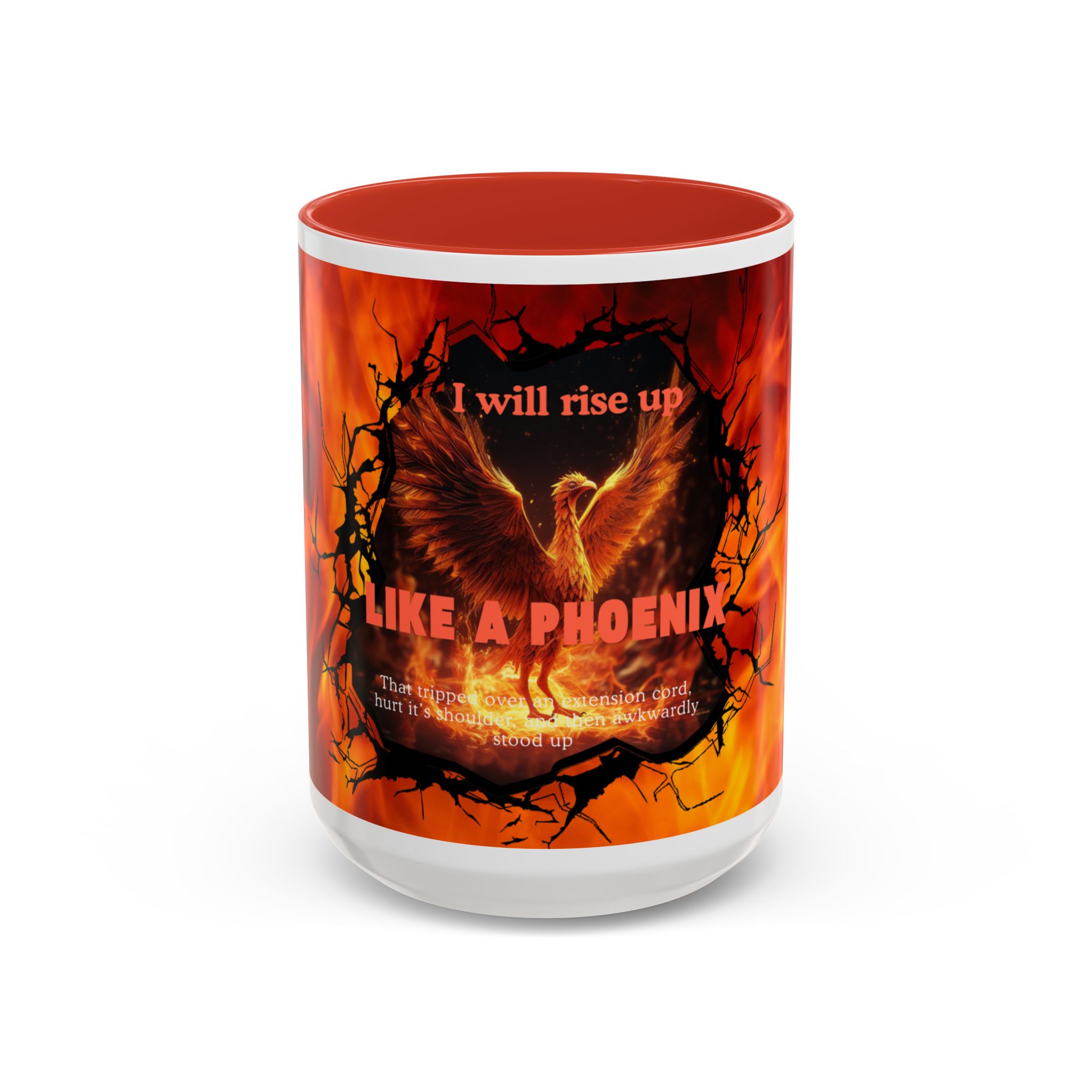 Phoenix Rising Coffee Mug - Motivational Gift for Home, Office, Inspirational Decor, Fire Element, Empowerment Quotes - Image 30