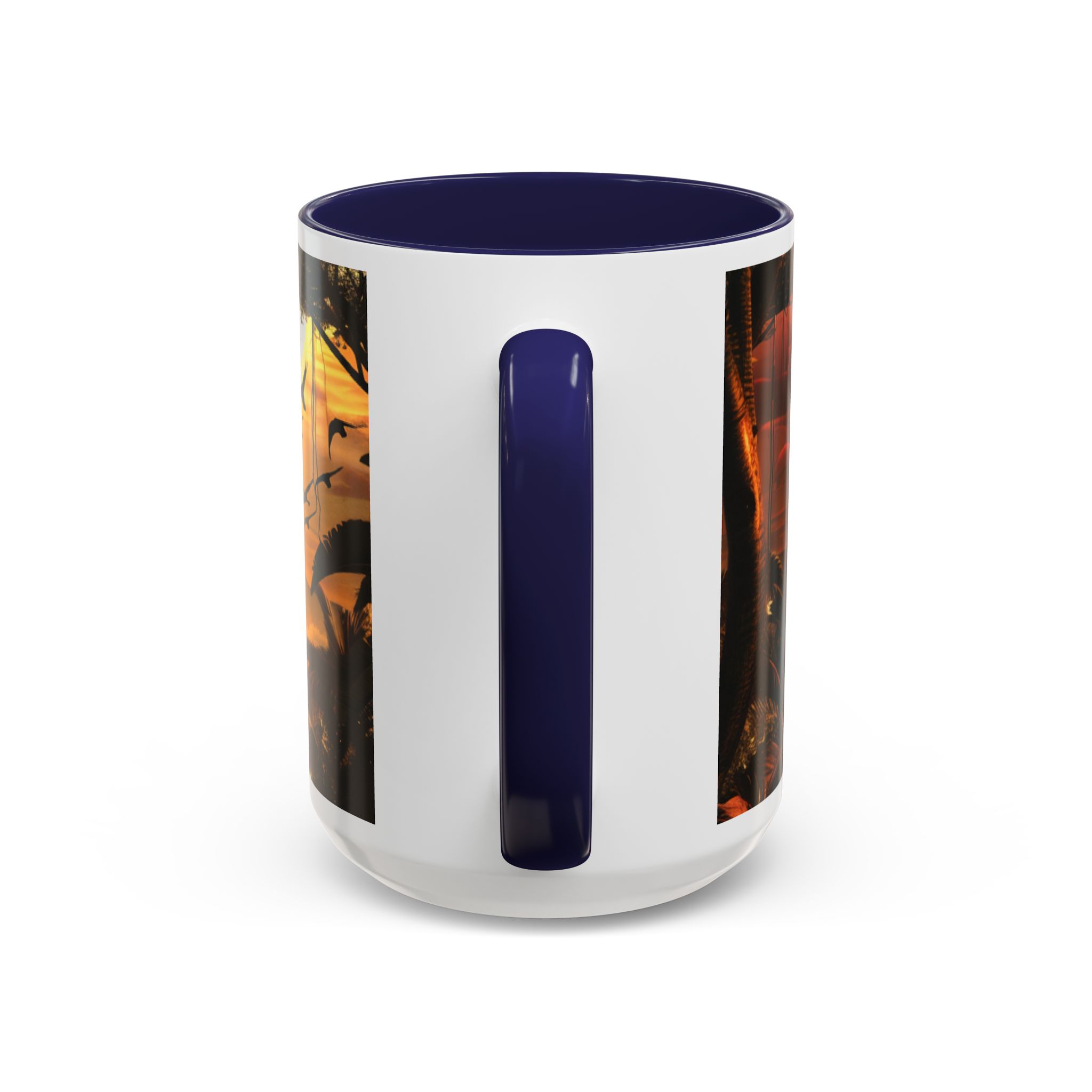 Wildlife Collage Accent Coffee Mug — Rustic Safari Animal Photo Design (11/15 oz) - Image 24
