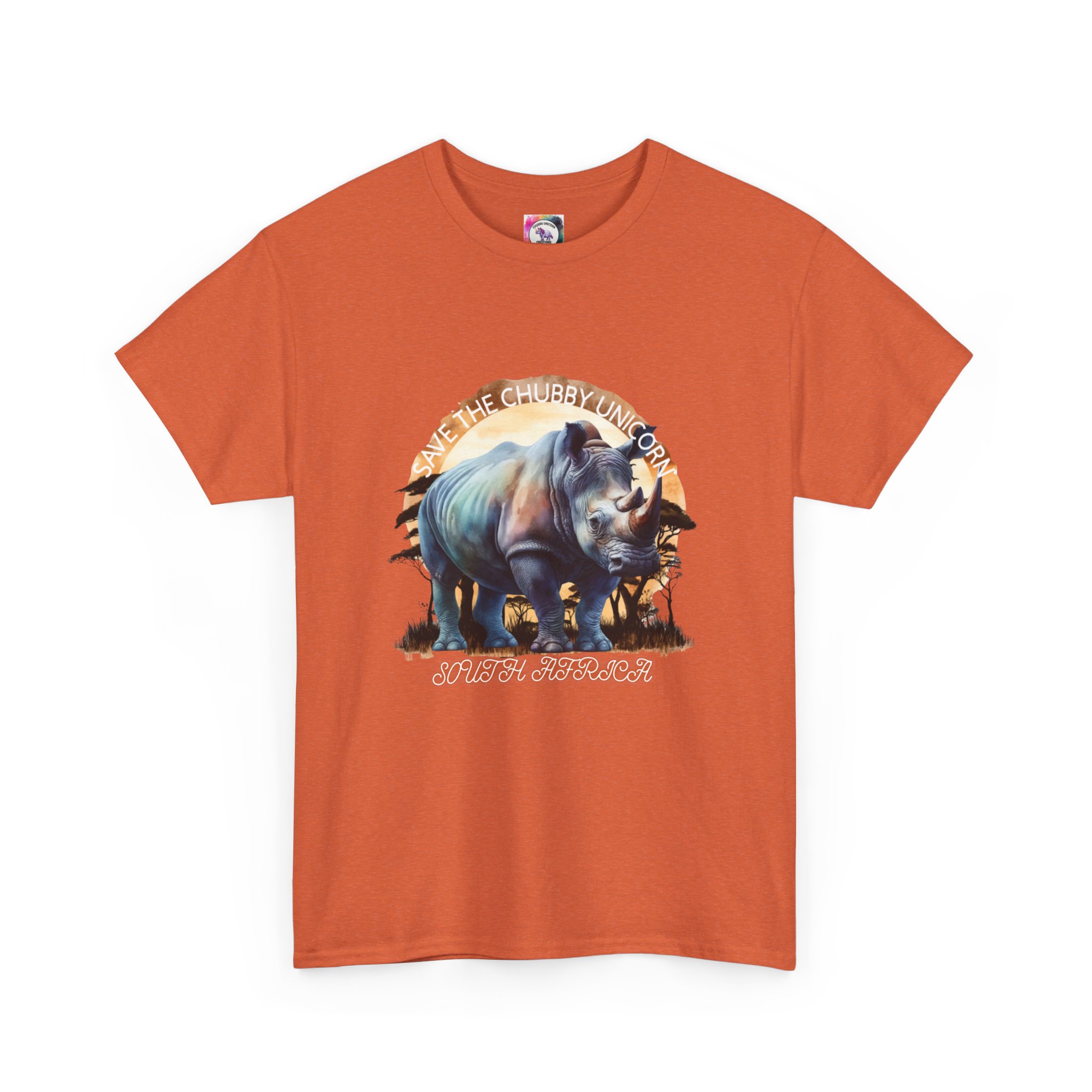 Vintage Rhino Graphic Tee | Comfortable Unisex Heavy Cotton Shirt | Animal Lover Gift | Eco-Friendly Fashion | Nature-Inspired Apparel - Image 23