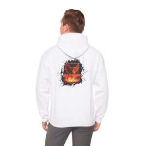 Phoenix Rising Hoodie - Unisex Heavy Blend Sweatshirt for Comfort, Gift for Friends, Festival Wear, Unique Design, Embrace Resilience