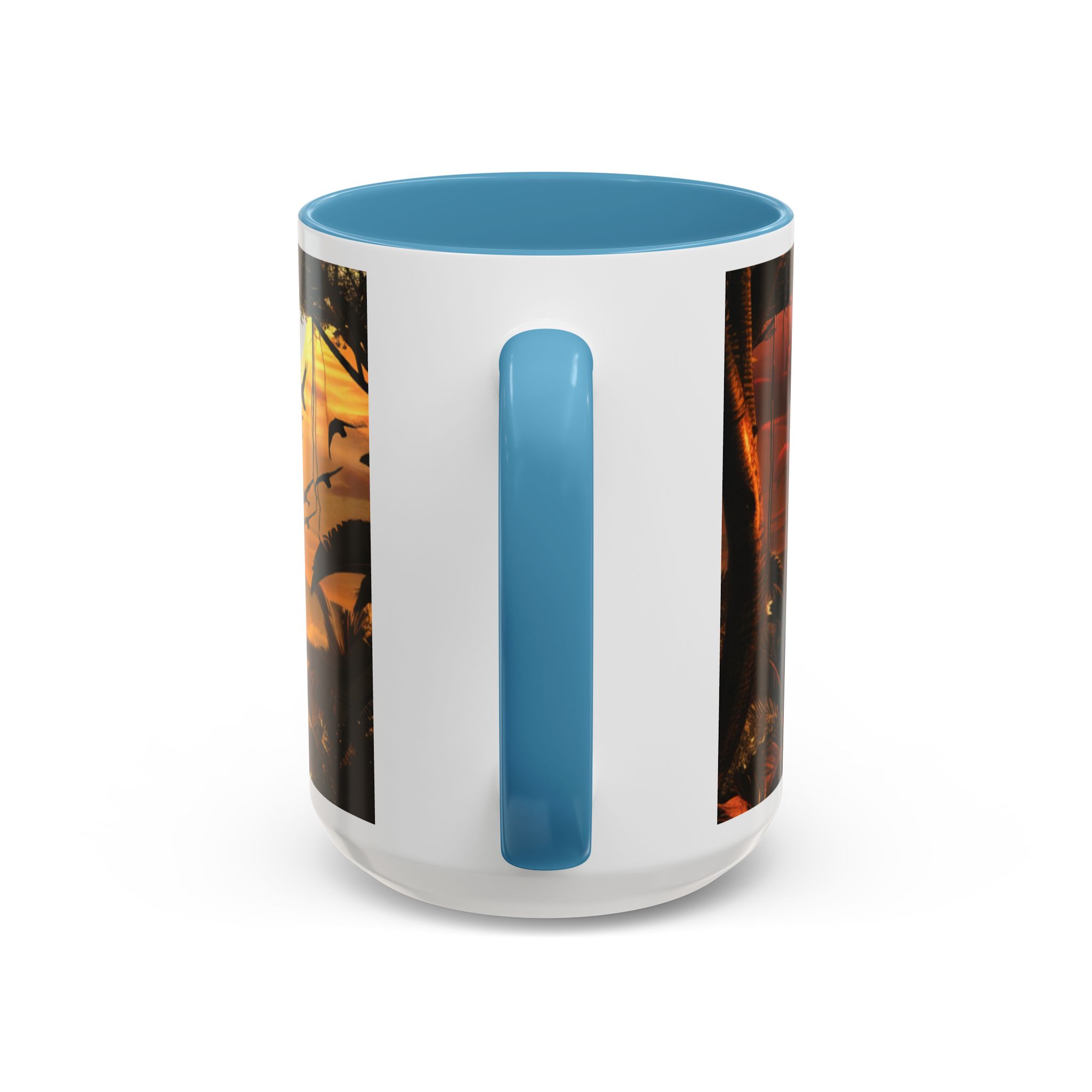 Wildlife Collage Accent Coffee Mug — Rustic Safari Animal Photo Design (11/15 oz) - Image 40
