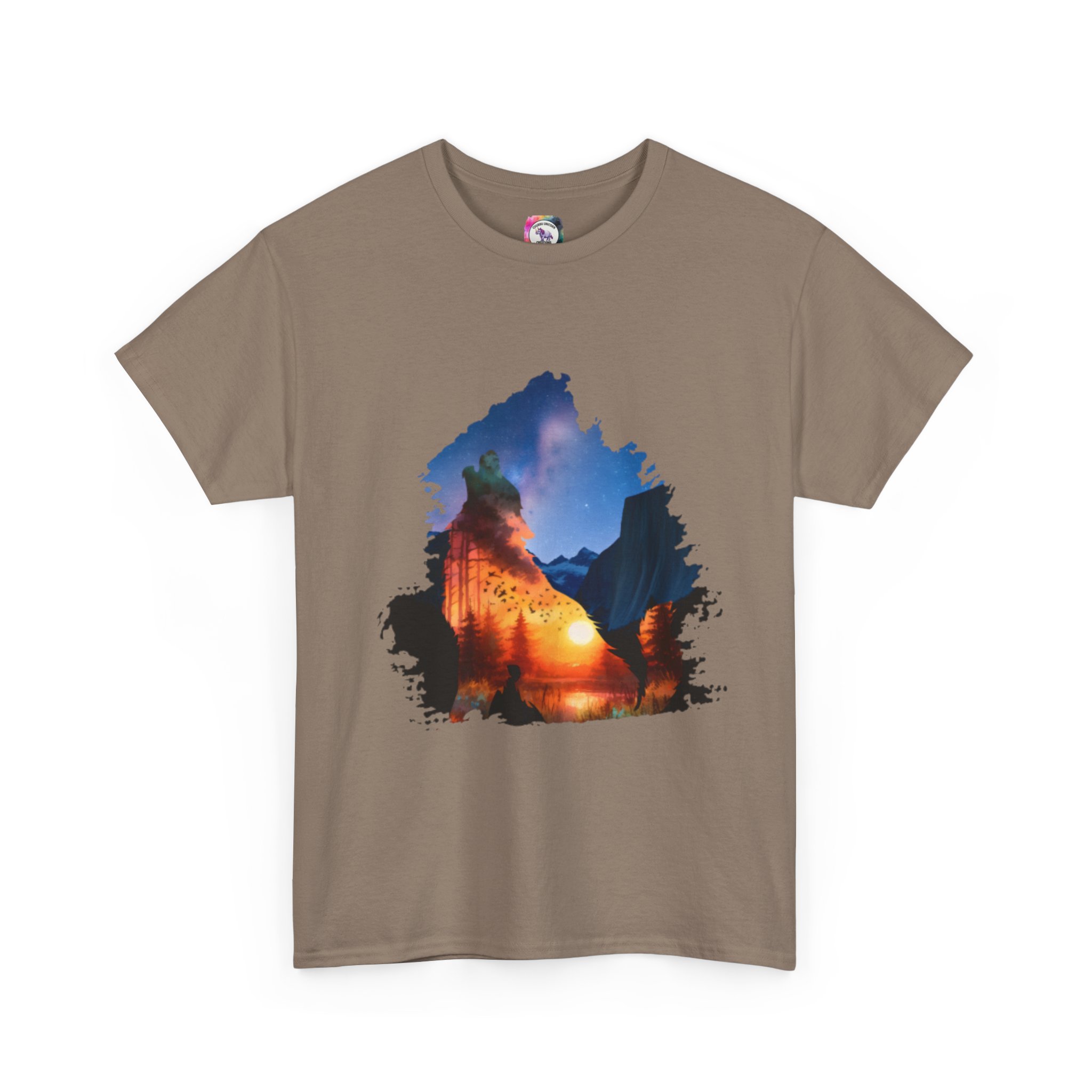 Nature-Inspired Unisex Heavy Cotton Tee, Outdoor Adventure Shirt, Gift for Nature Lovers, Travel T-Shirt, Casual Wear, Hiking Apparel - Image 7