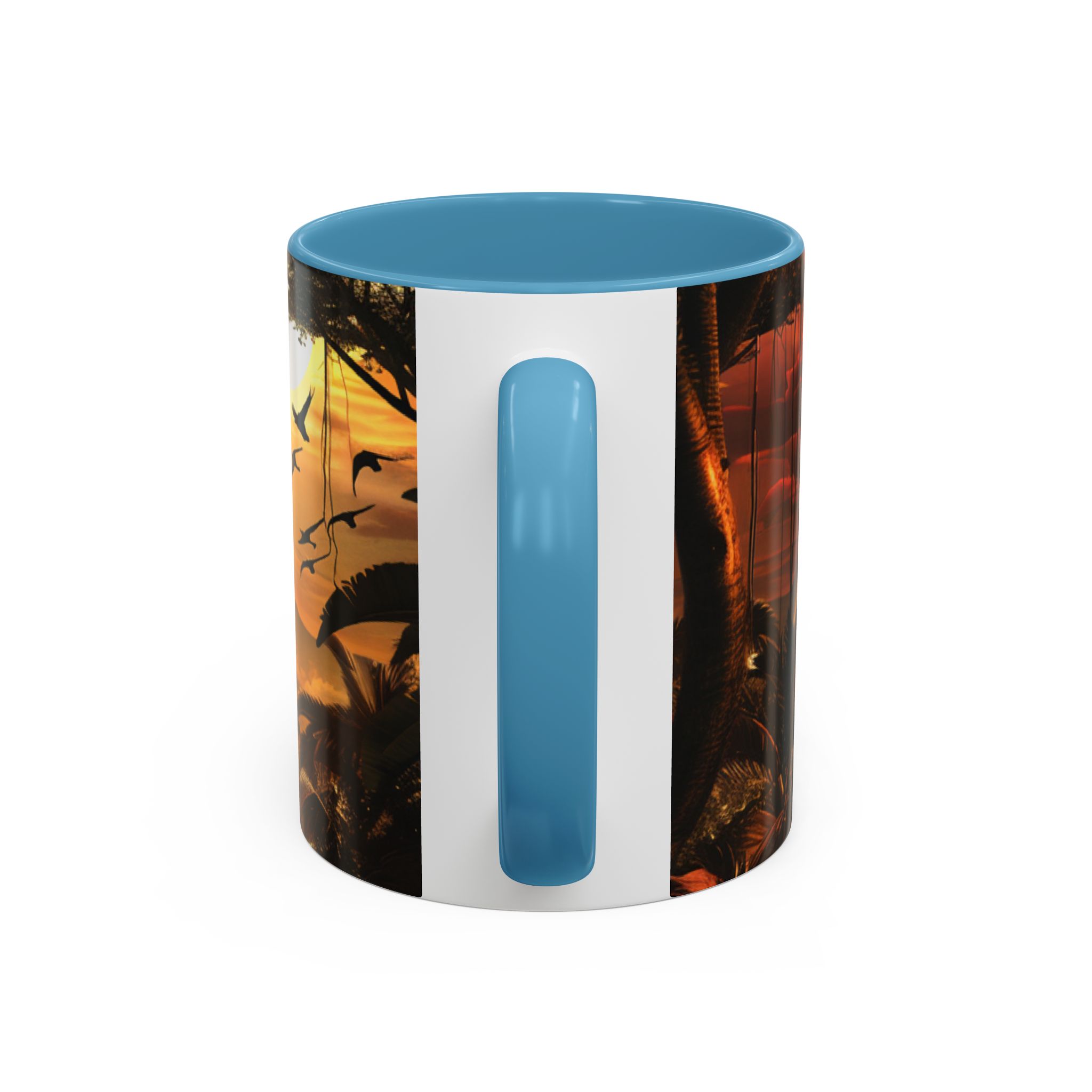 Wildlife Collage Accent Coffee Mug — Rustic Safari Animal Photo Design (11/15 oz) - Image 36