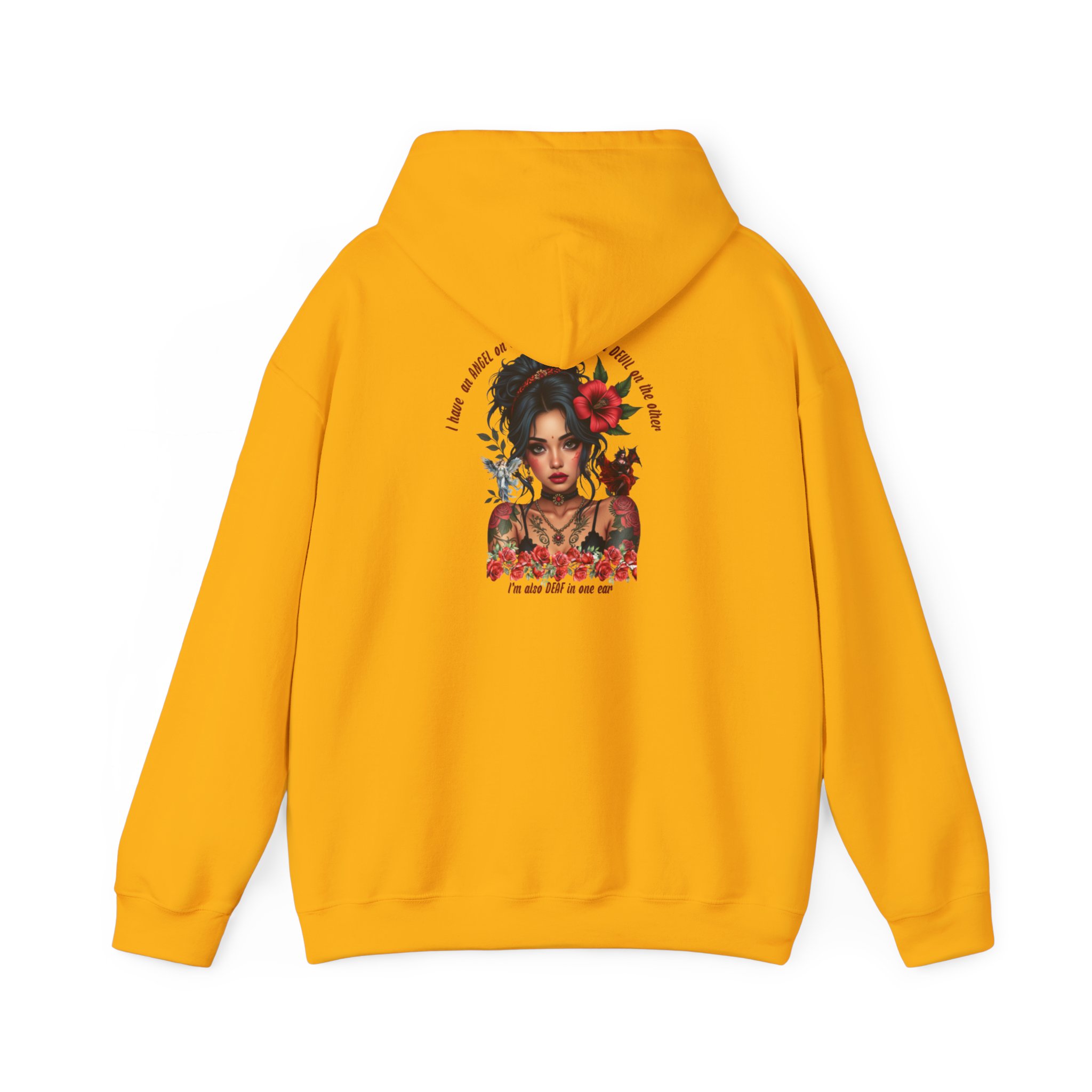 Bohemian Tattoo-Inspired Hoodie, Cozy Sweatshirt for Art Lovers, Casual Fall Outfit, Perfect Gift for Her, Unique Streetwear - Image 17
