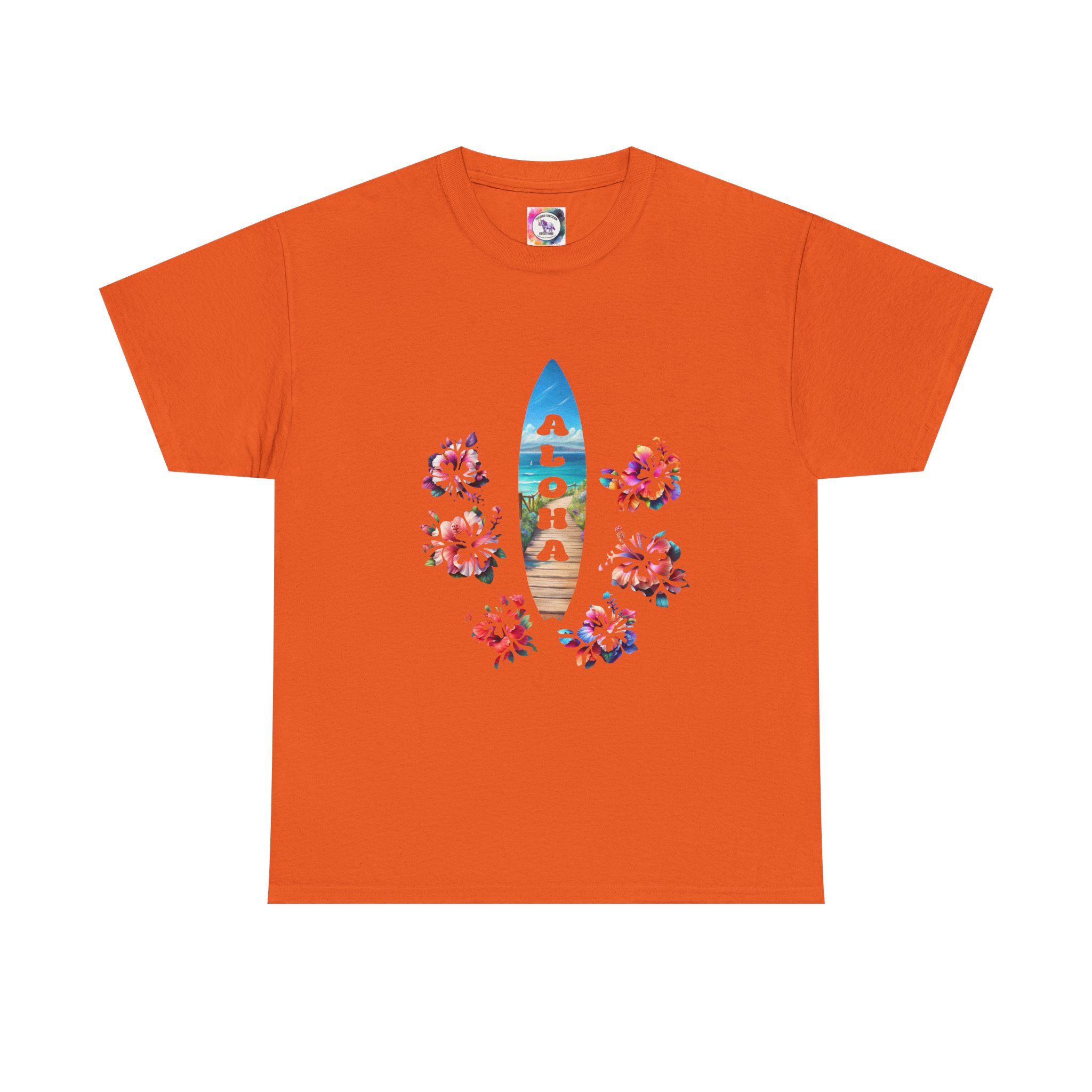 Aloha Surfboard Tee — Hawaiian Floral Beach T-Shirt - Image 25