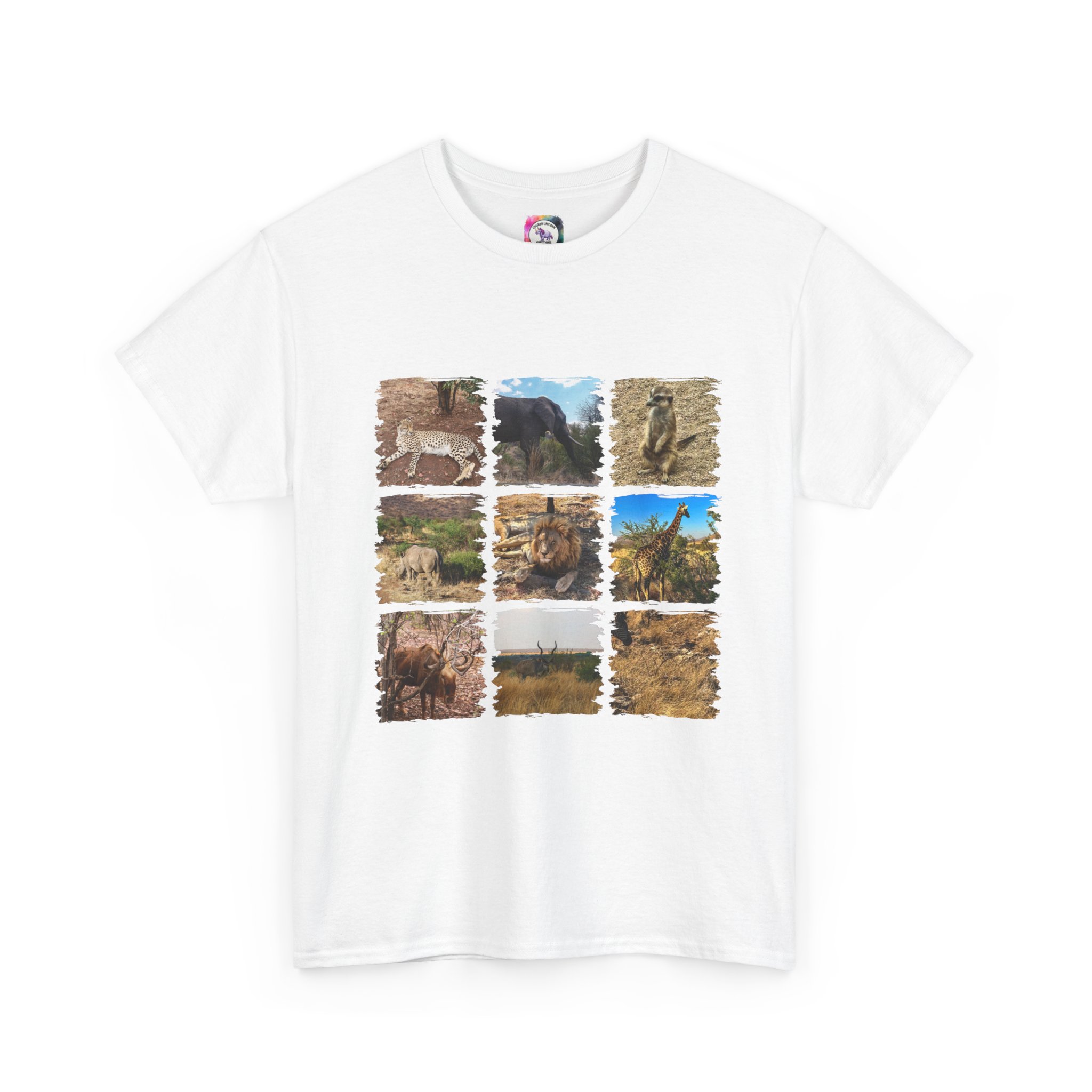 Nature Photo Grid T-Shirt — Scenic Landscape Collage Tee for Outdoor Lovers - Image 3