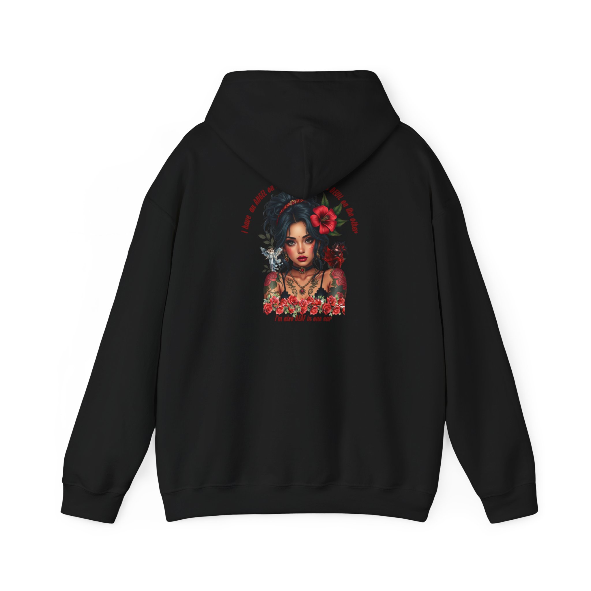 Bohemian Tattoo-Inspired Hoodie, Cozy Sweatshirt for Art Lovers, Casual Fall Outfit, Perfect Gift for Her, Unique Streetwear - Image 12