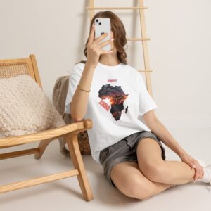 African Sunset Unisex Tee, Travel Tee, Nature Lover Shirt, Gift for Adventurers, Eco-Friendly Fashion