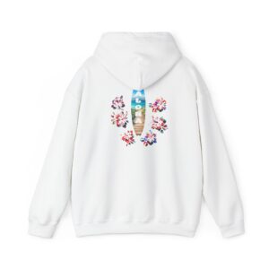 Tropical Vibes Hoodie - Relaxed Aloha Sweater, Perfect for Beach Days, Vacation, Gift for Surf Lovers, Summer Essentials, Cozy Hooded [...]