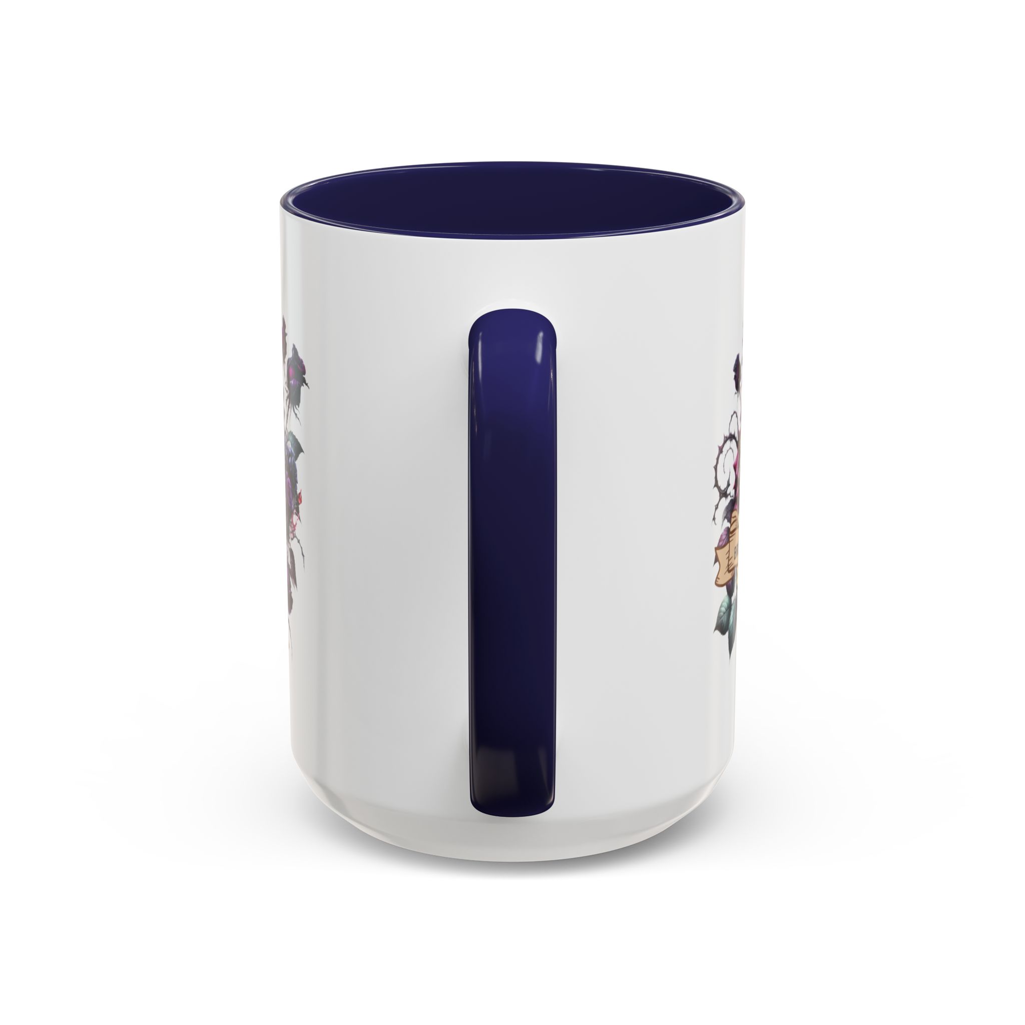 Broken But Beautiful Floral Coffee Mug - Gothic Gift for Tea Lovers, Unique Home Decor, Floral Skull Design, Ceramic Tea Cup, Gothic Mug - Image 24