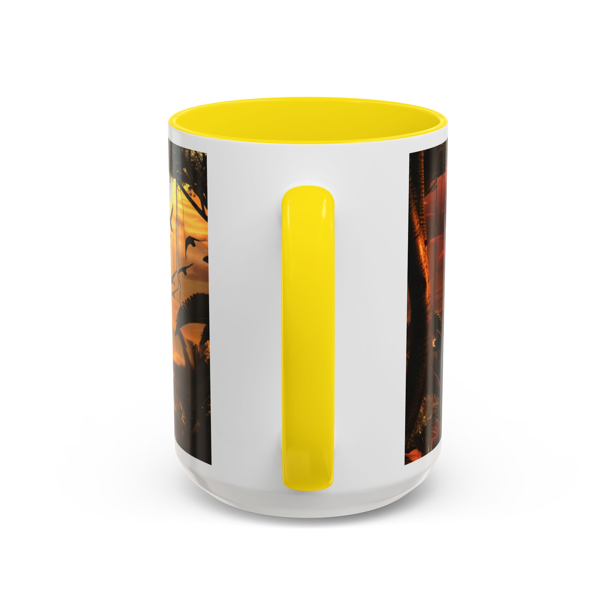 Wildlife Collage Accent Coffee Mug — Rustic Safari Animal Photo Design (11/15 oz) - Image 56