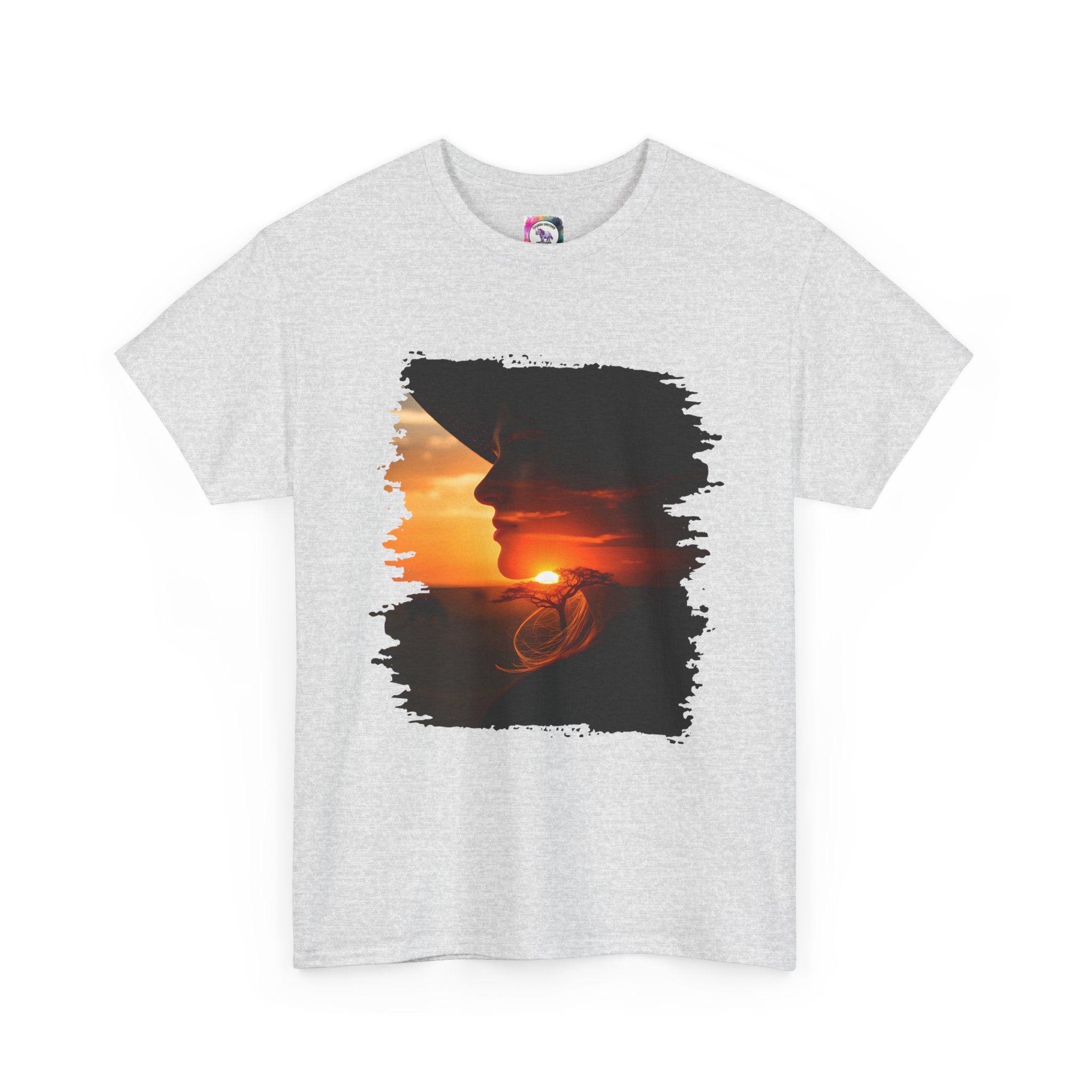Sunset Savannah Silhouette T-Shirt - Image 7