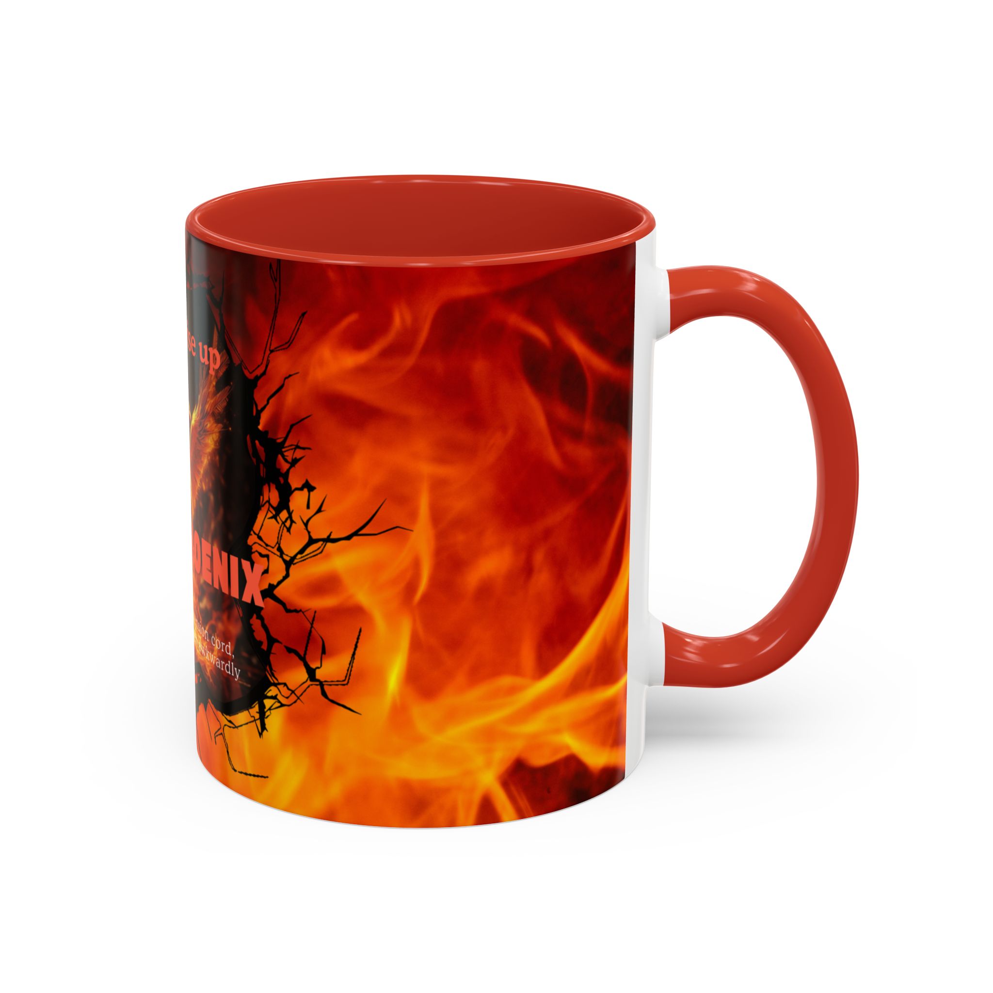 Phoenix Rising Coffee Mug - Motivational Gift for Home, Office, Inspirational Decor, Fire Element, Empowerment Quotes - Image 15