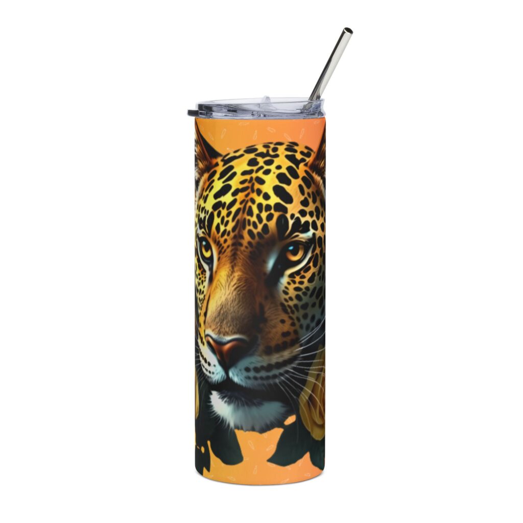 Wildlife-Inspired Skinny Tumbler, 20oz - Perfect for Nature Lovers, Gifts for Animal Enthusiasts, Travel Mugs, Eco-Friendly Drinkware, [...]