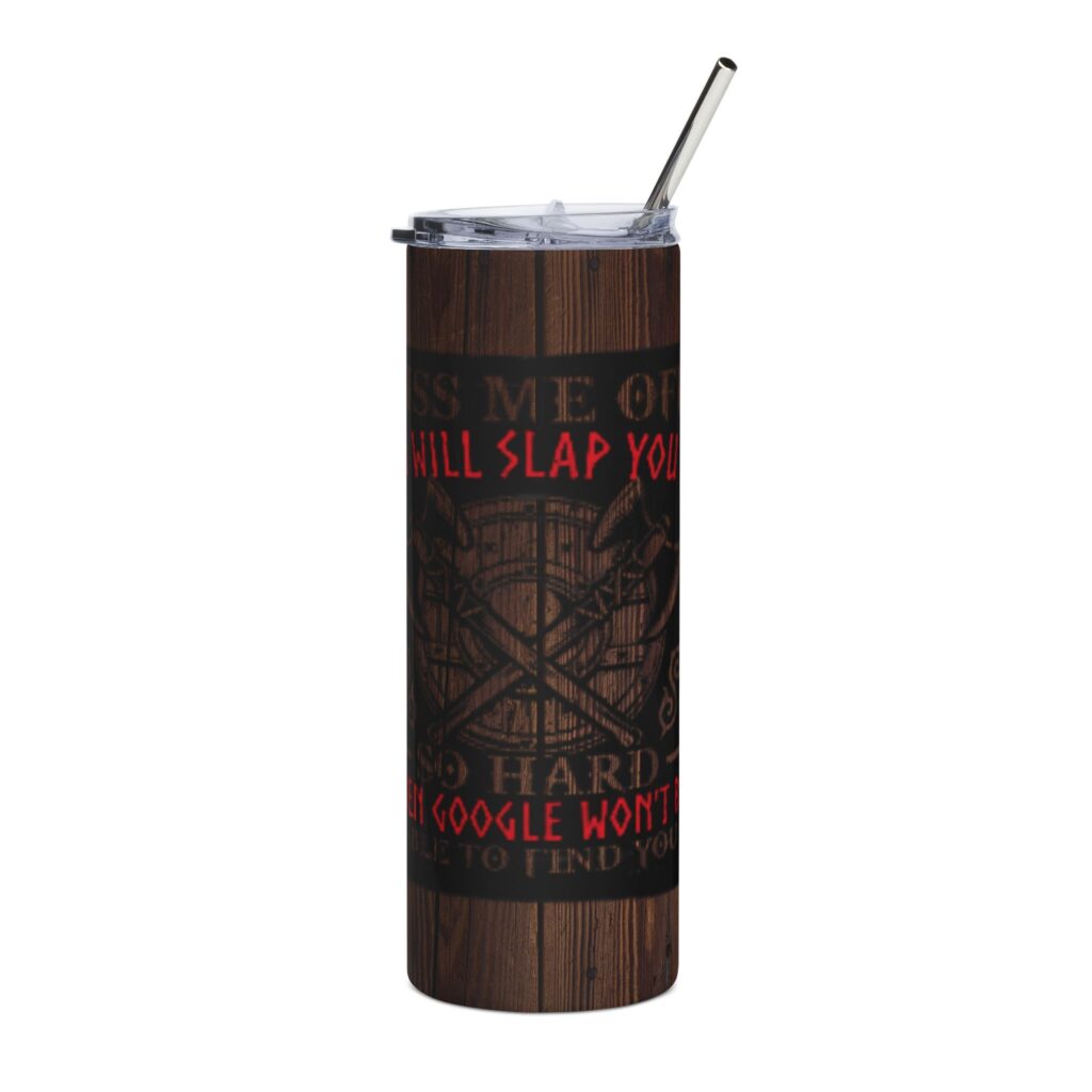 Funny Skinny Tumbler, 20oz | Quirky Drinkware for Coffee Lovers, Gifts for Friends, Funny Kitchen Accessories, Humor for Home