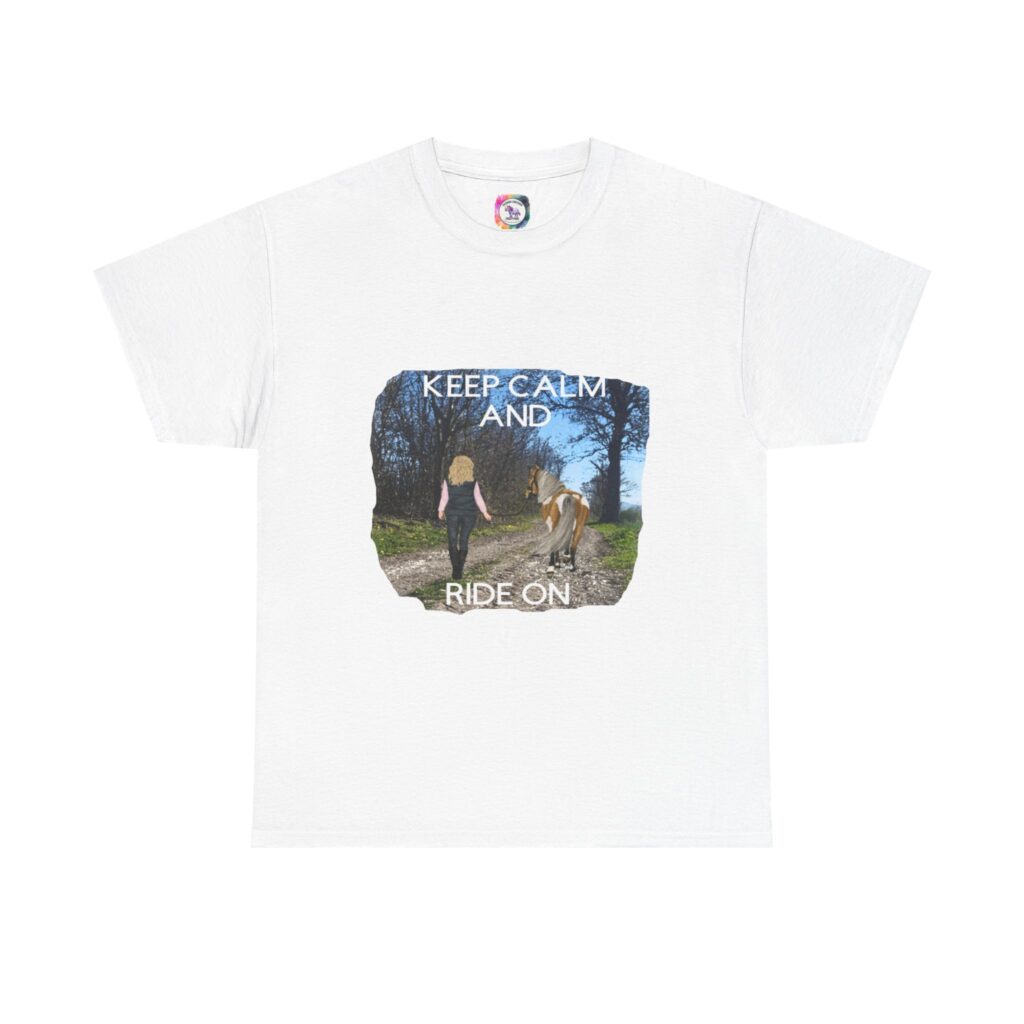 Keep Calm and Ride On Unisex Tee | Comfort Tee for Animal Lovers | Perfect Gift for Nature Enthusiasts, Ride Lovers, Casual Wear, [...]