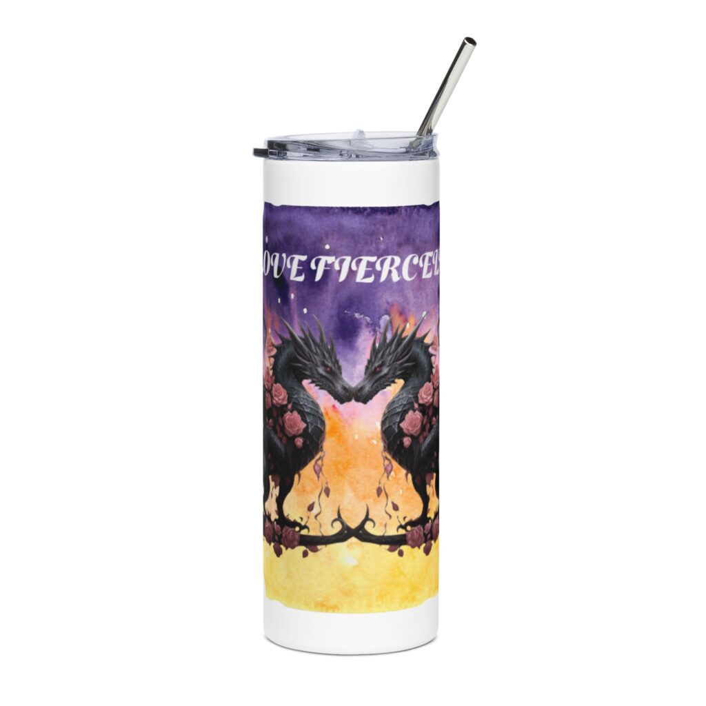 Fantasy Dragon Skinny Tumbler, 20oz