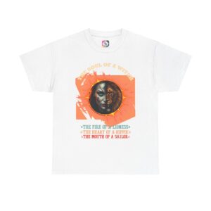 Soul of a Witch Tee - Unisex Heavy Cotton T-Shirt, Spiritual Apparel, Gift for Witches, Unique Graphic Tee, Witchy Vibes Shirt